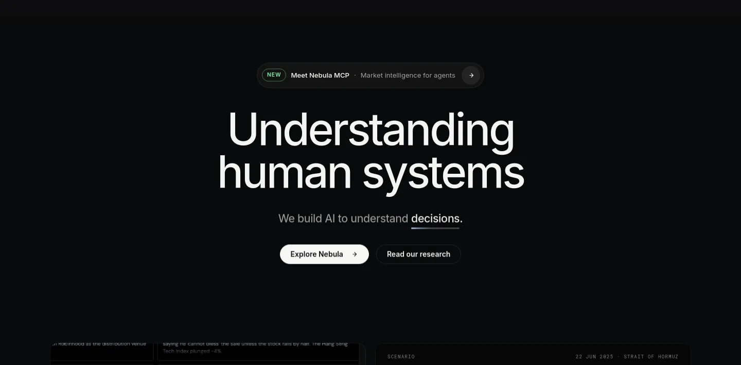 hiddensystems.ai — a real Hero section