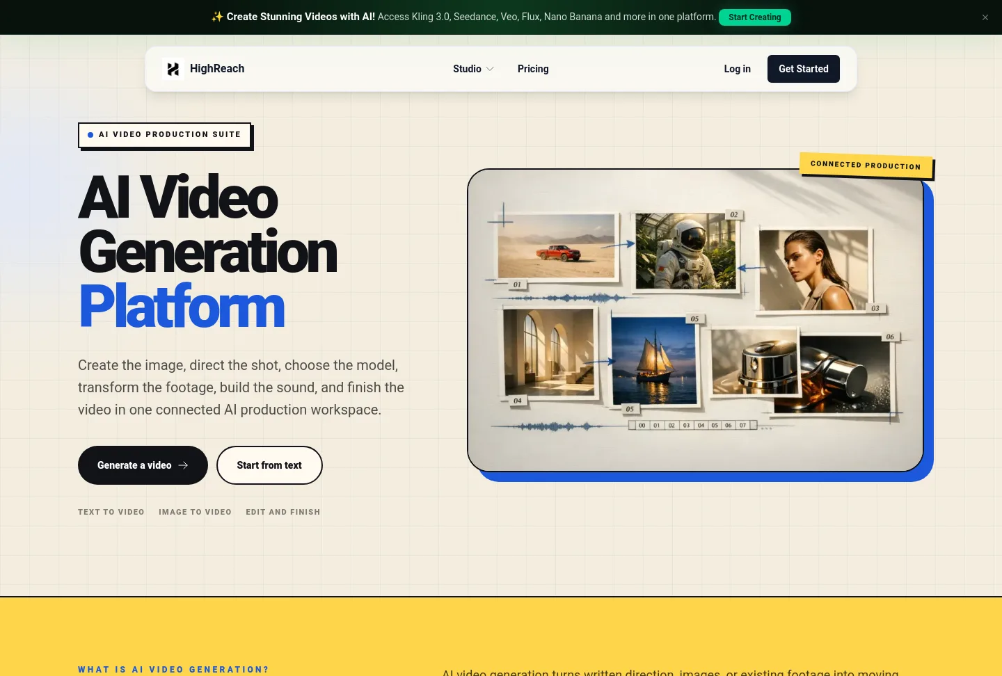 highreach.ai — Hero