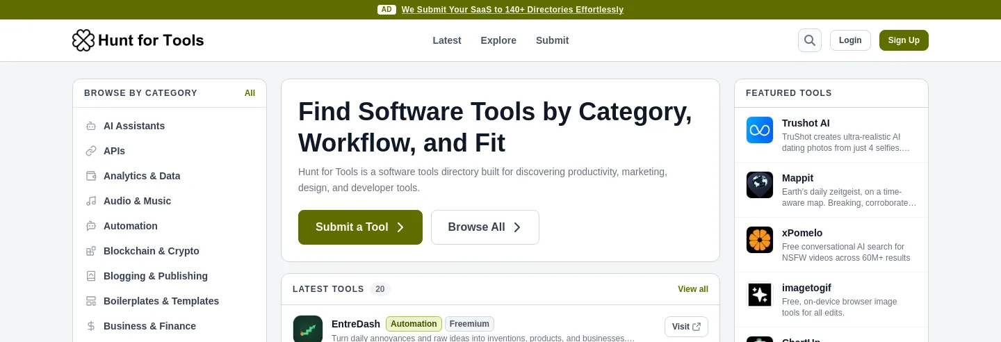 huntfortools.com
