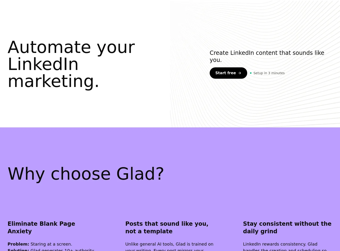 iamglad.ai — CTA