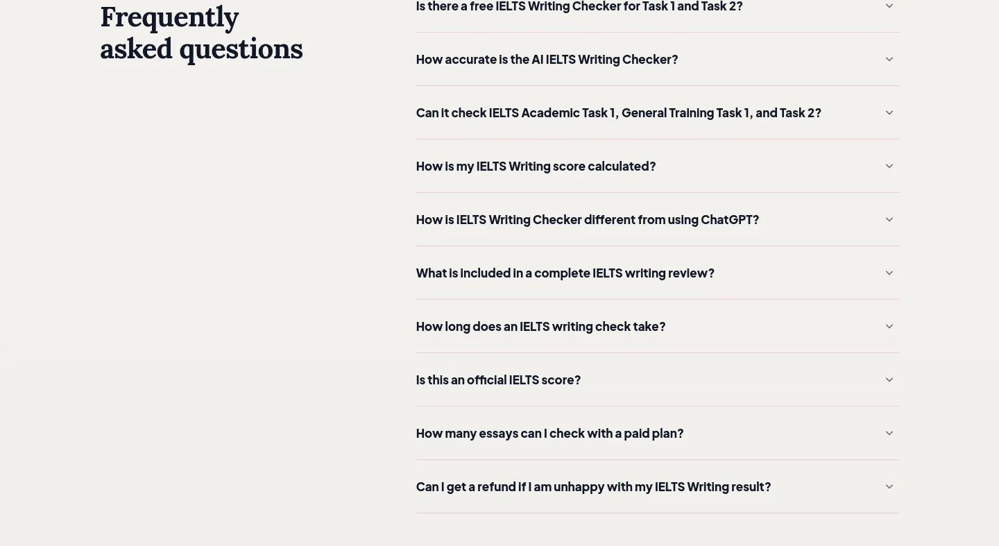 ieltswritingchecker.org — FAQ