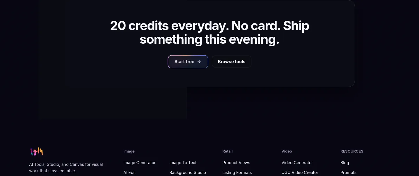 igly.ai — CTA