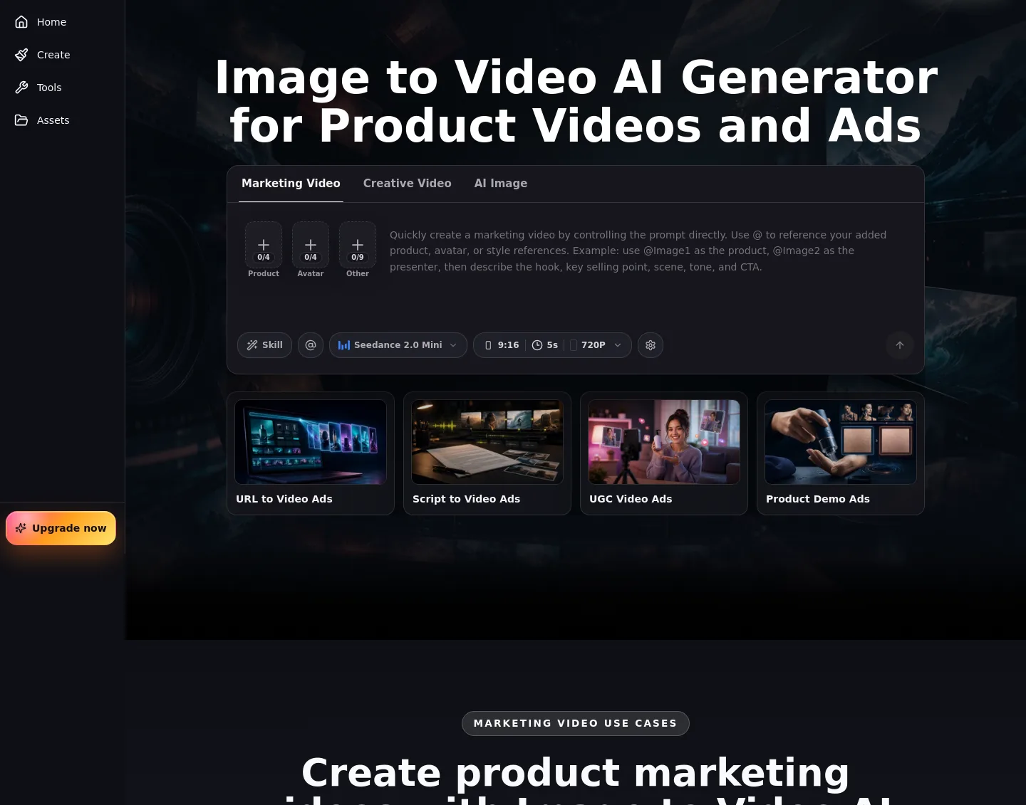 image-to-video-ai.best — Hero