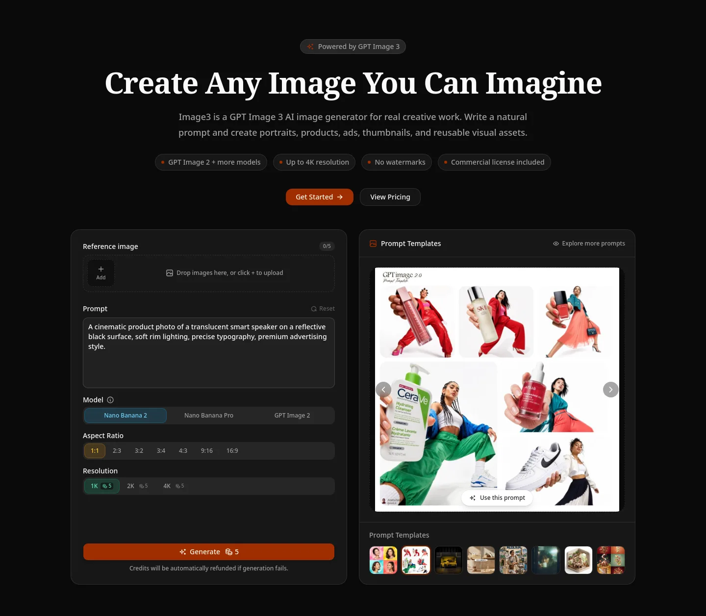 image3.app — Hero