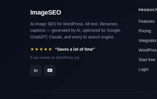 Rating element from imageseo.io