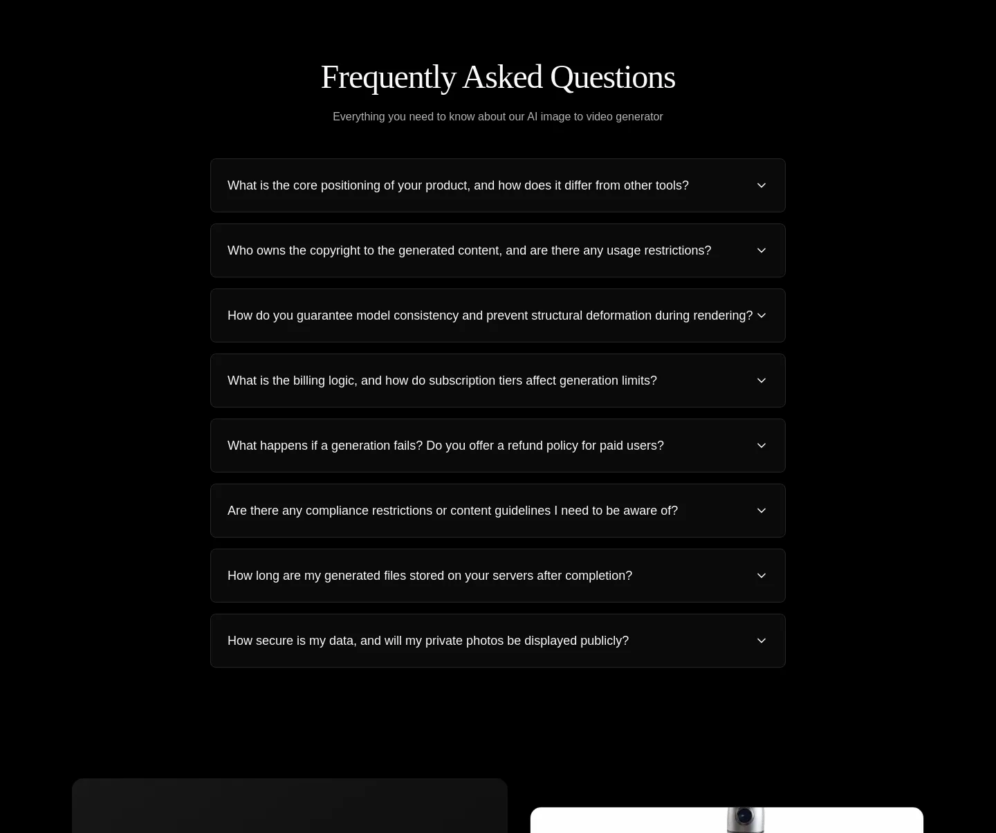 imagetovideogenerator.net — FAQ