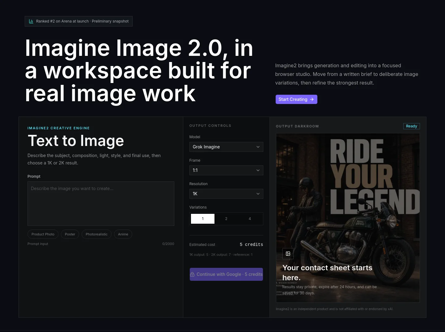 imagine2.net — Hero