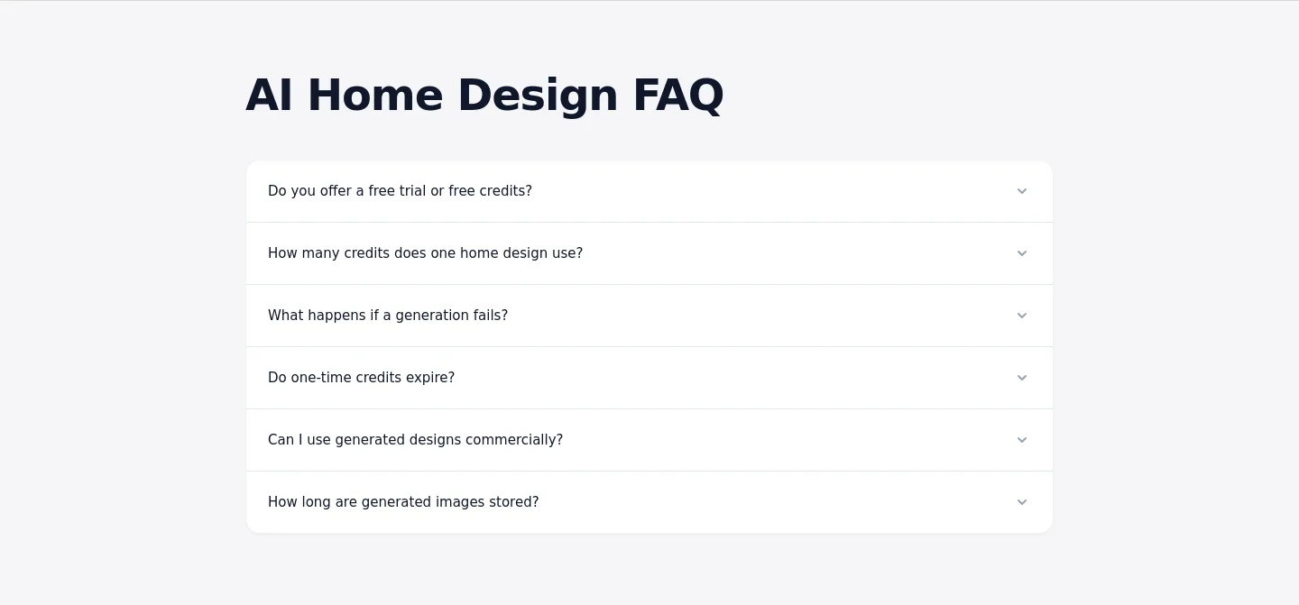 imaginemyhouse.com — FAQ