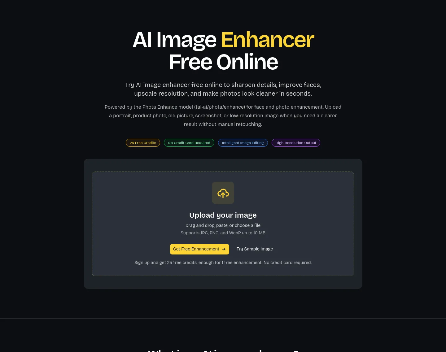 imgenhancer.co — Hero