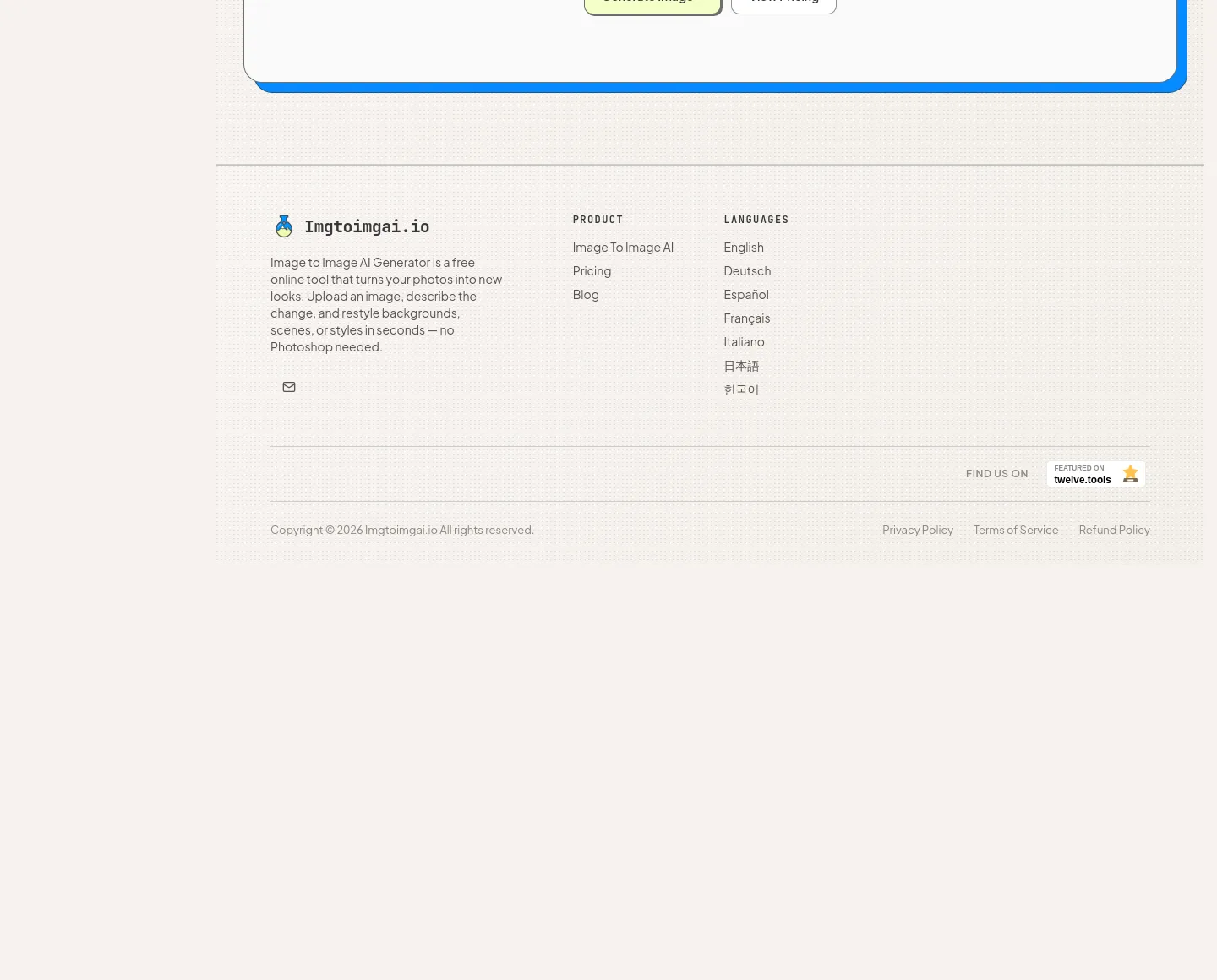 imgtoimgai.io — a real FAQ section