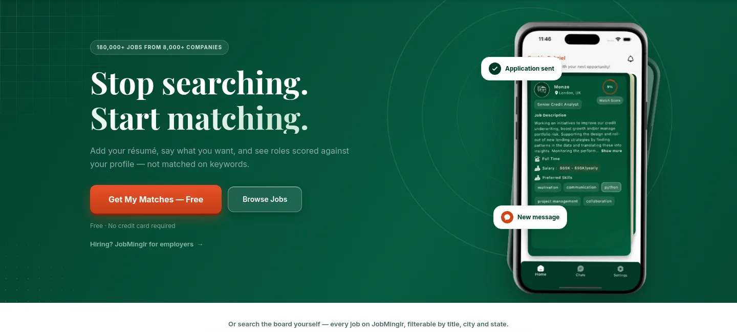 jobminglr.com — Hero