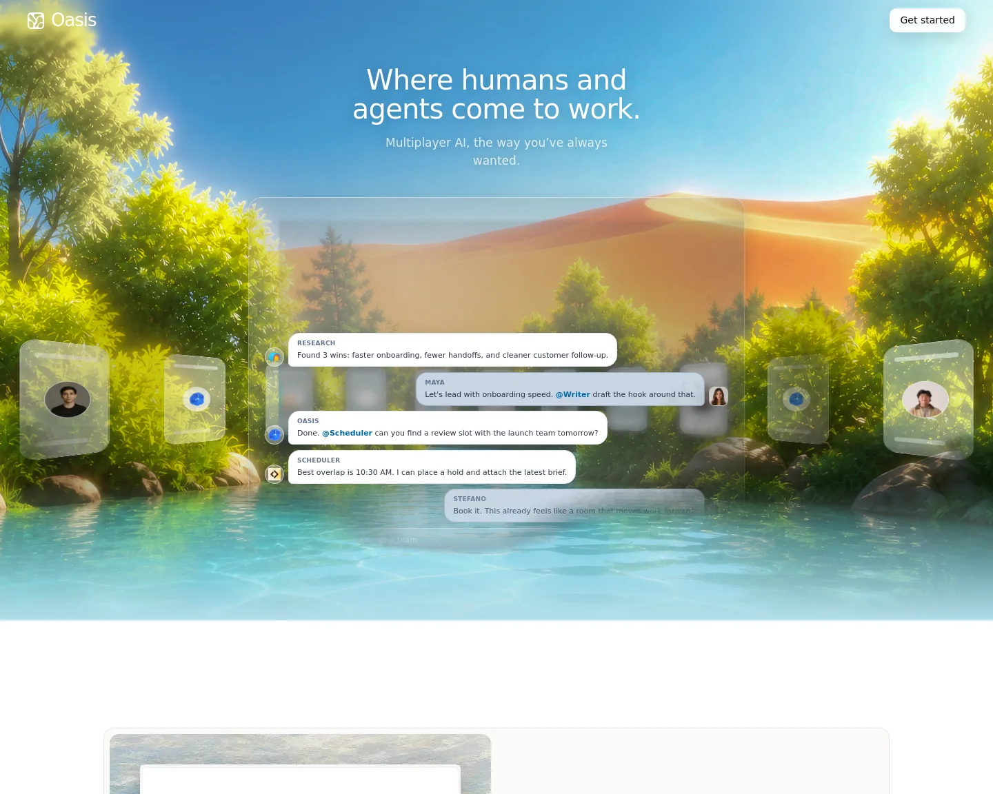 joinoasis.com — The Trust Wall