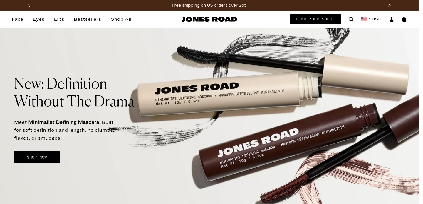 jonesroadbeauty.com — The Trust Wall