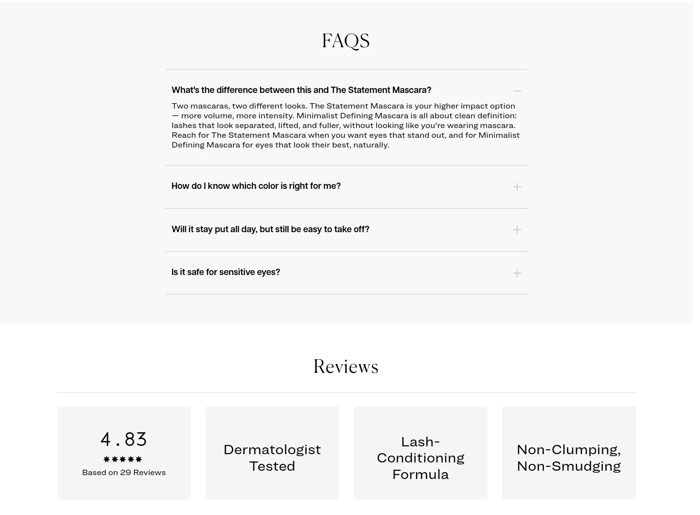 jonesroadbeauty.com — FAQ