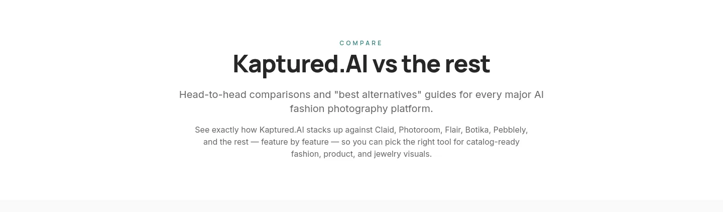 kaptured.ai Hero section