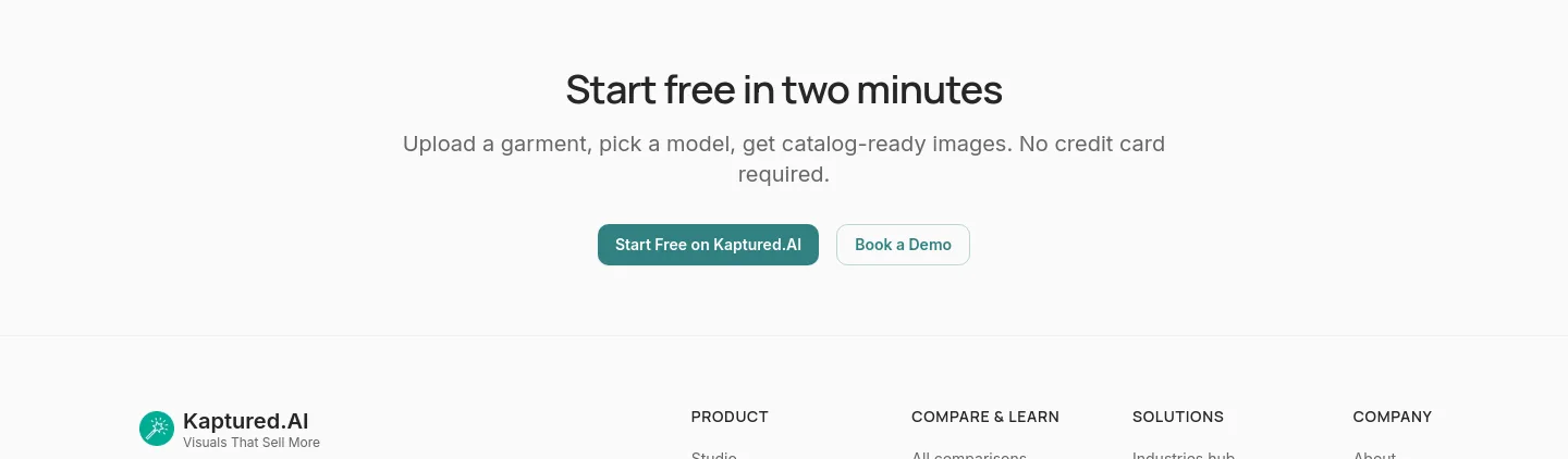 kaptured.ai — CTA