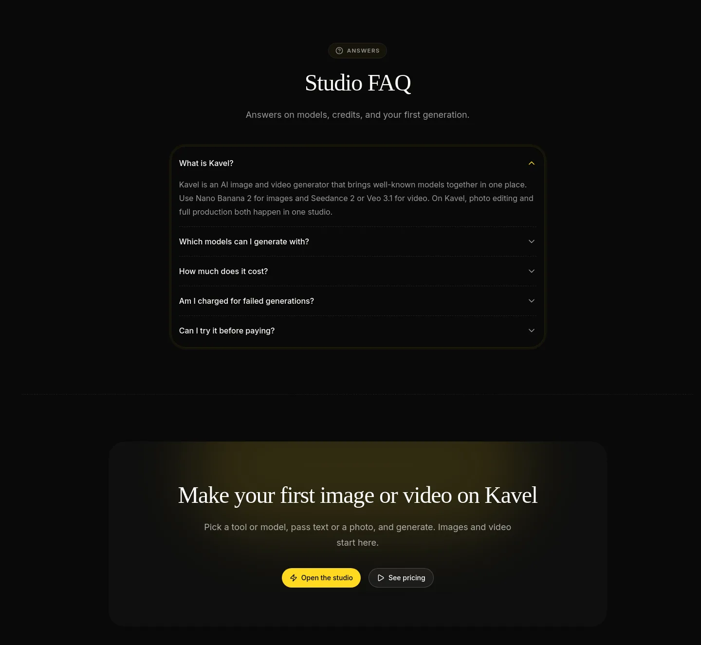 kavel.ai — FAQ