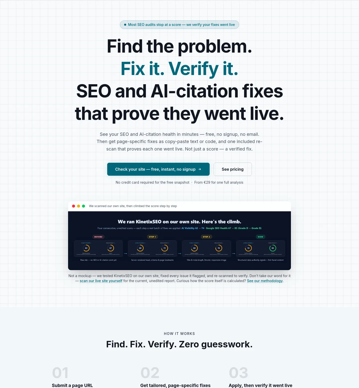 kinetixseo.com — Hero