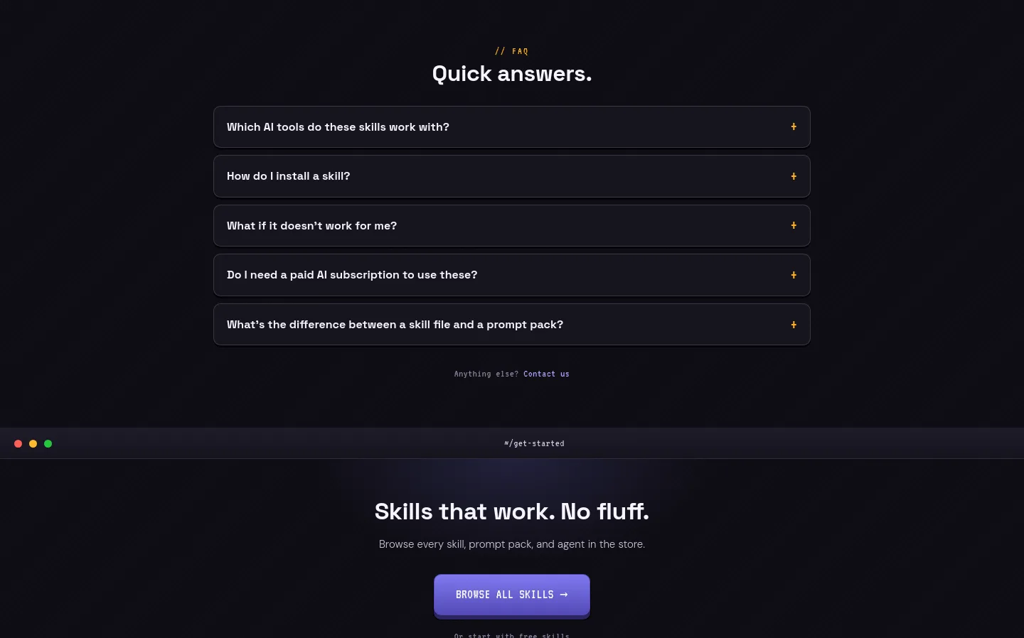 kissmyskills.com — FAQ