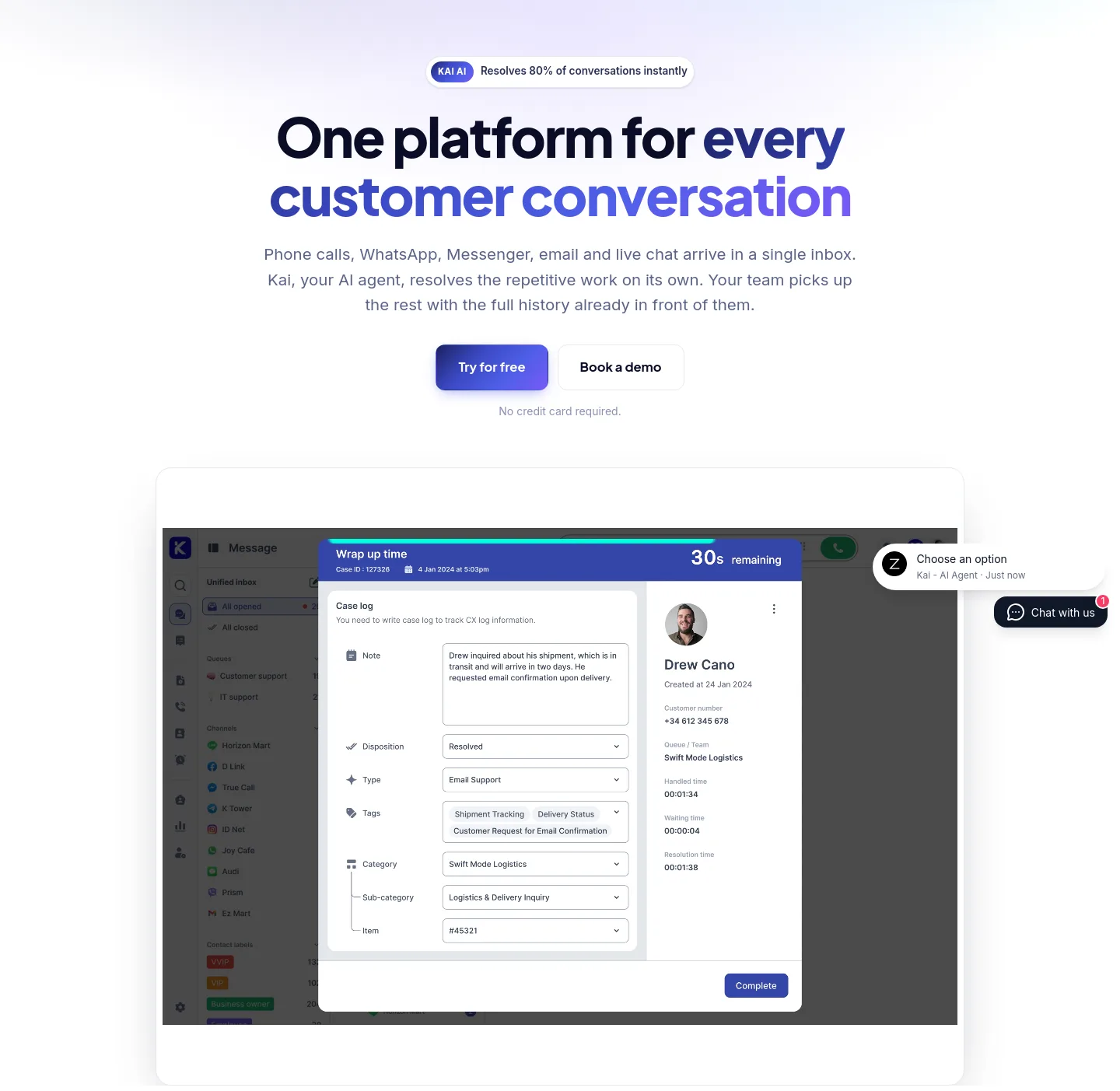 klink.cloud — Hero
