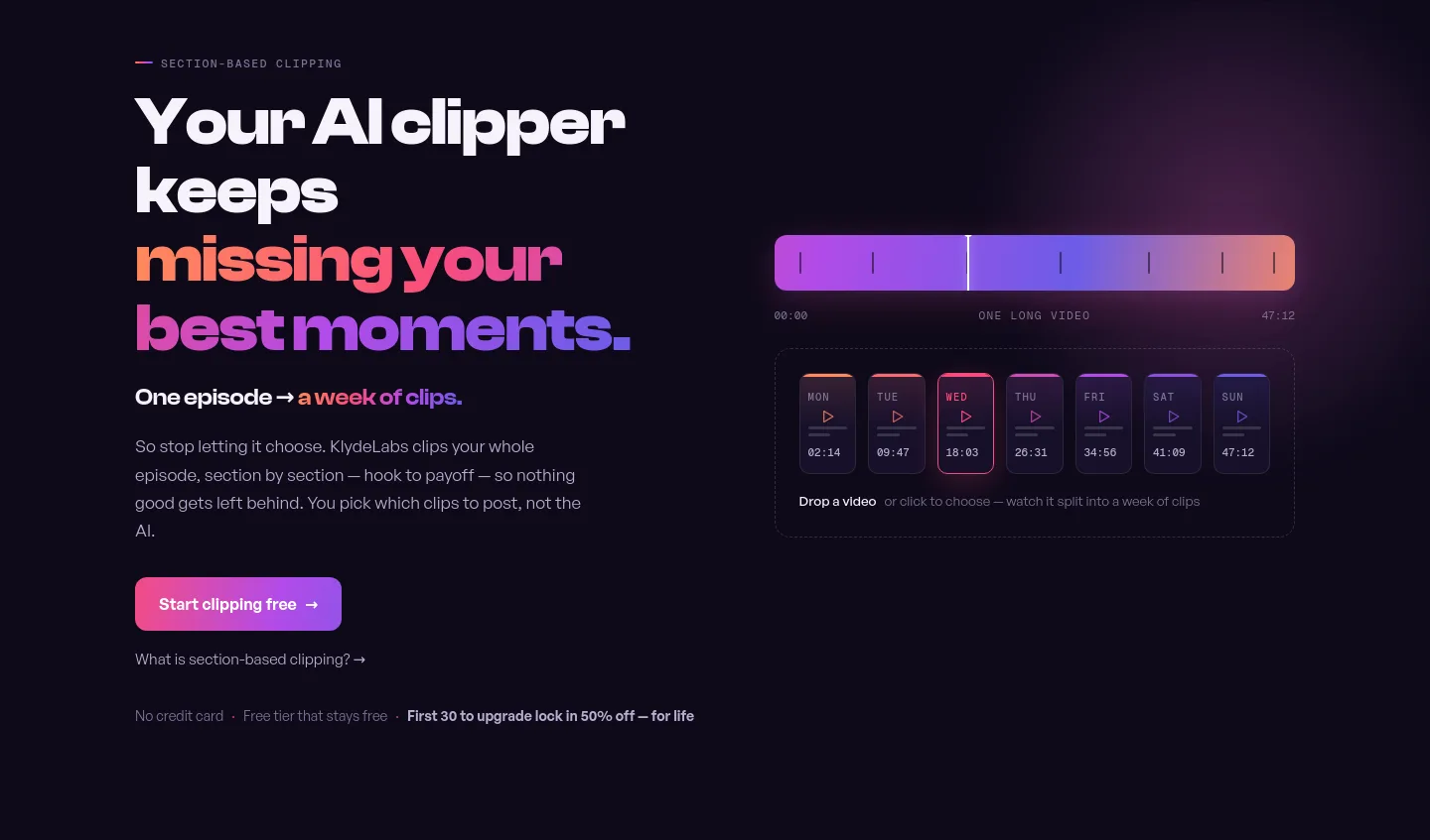 klydelabs.app — Hero