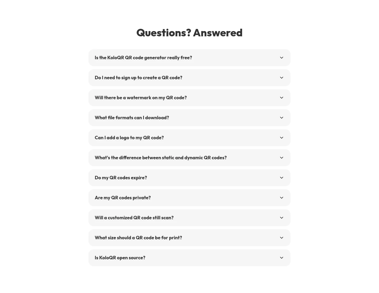 koloqr.com — FAQ
