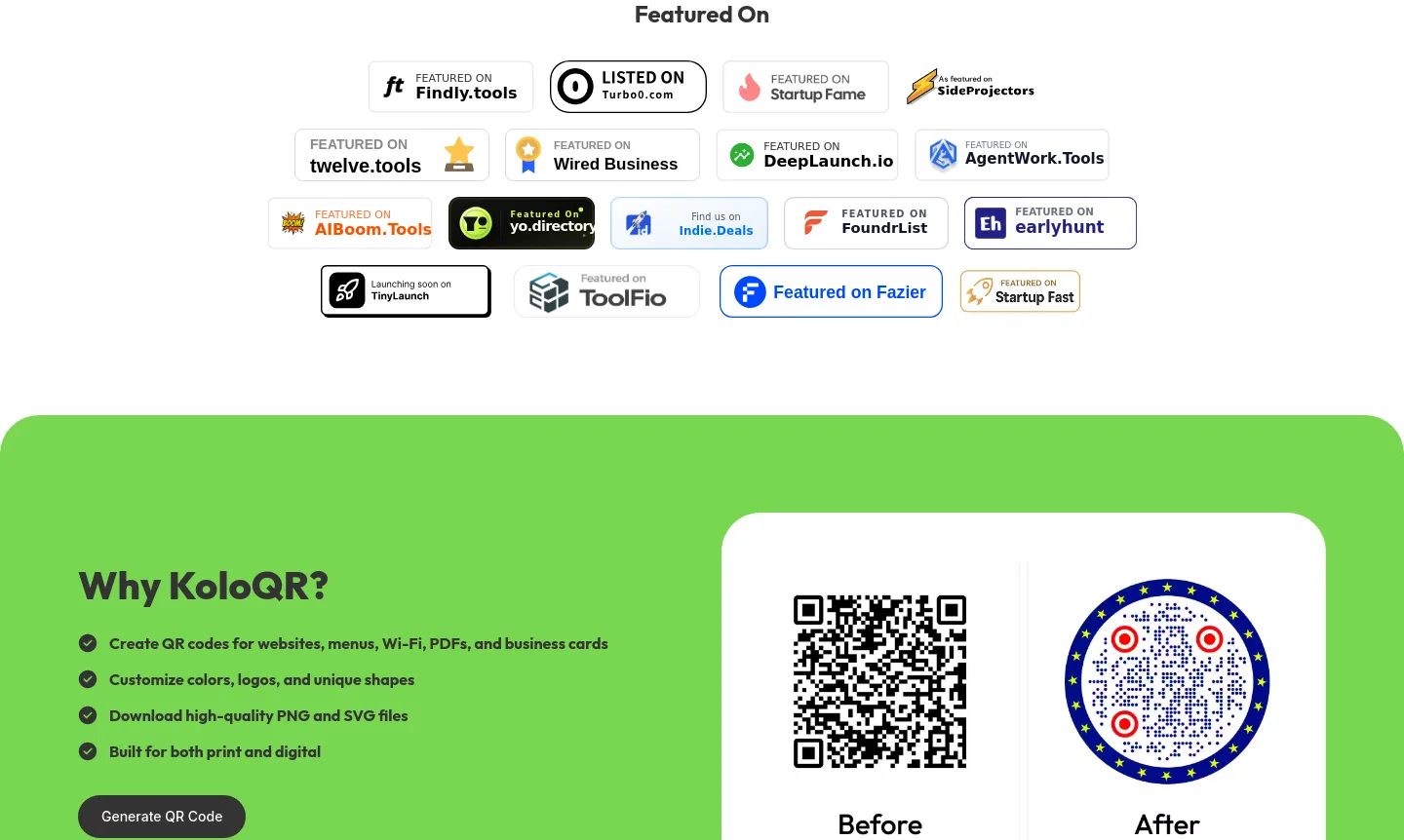 koloqr.com — Logo Wall
