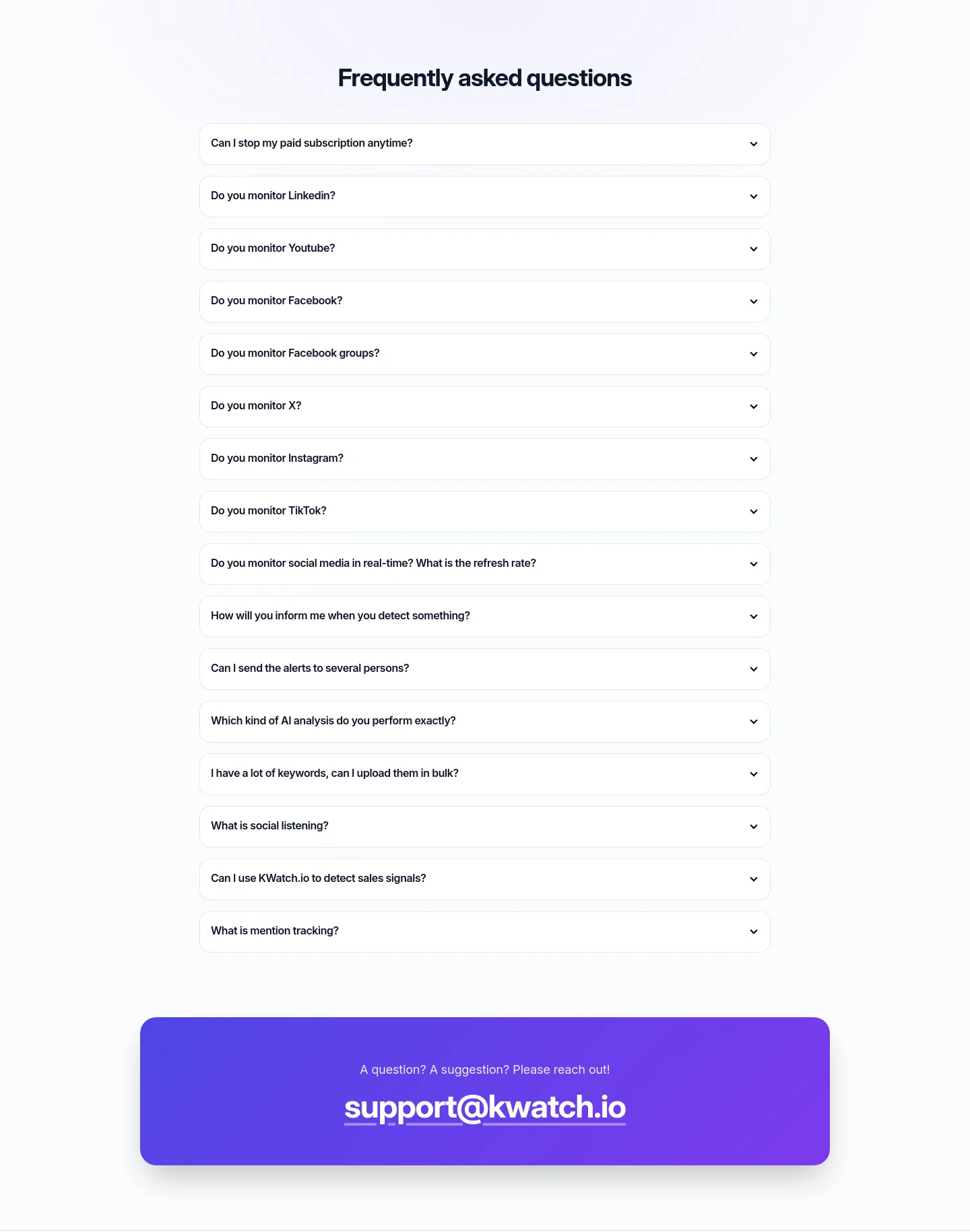 kwatch.io — FAQ