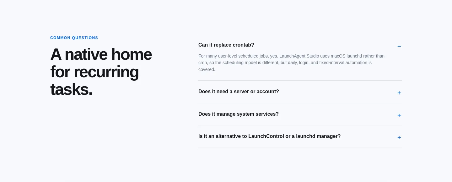 launchagentstudio.com — FAQ