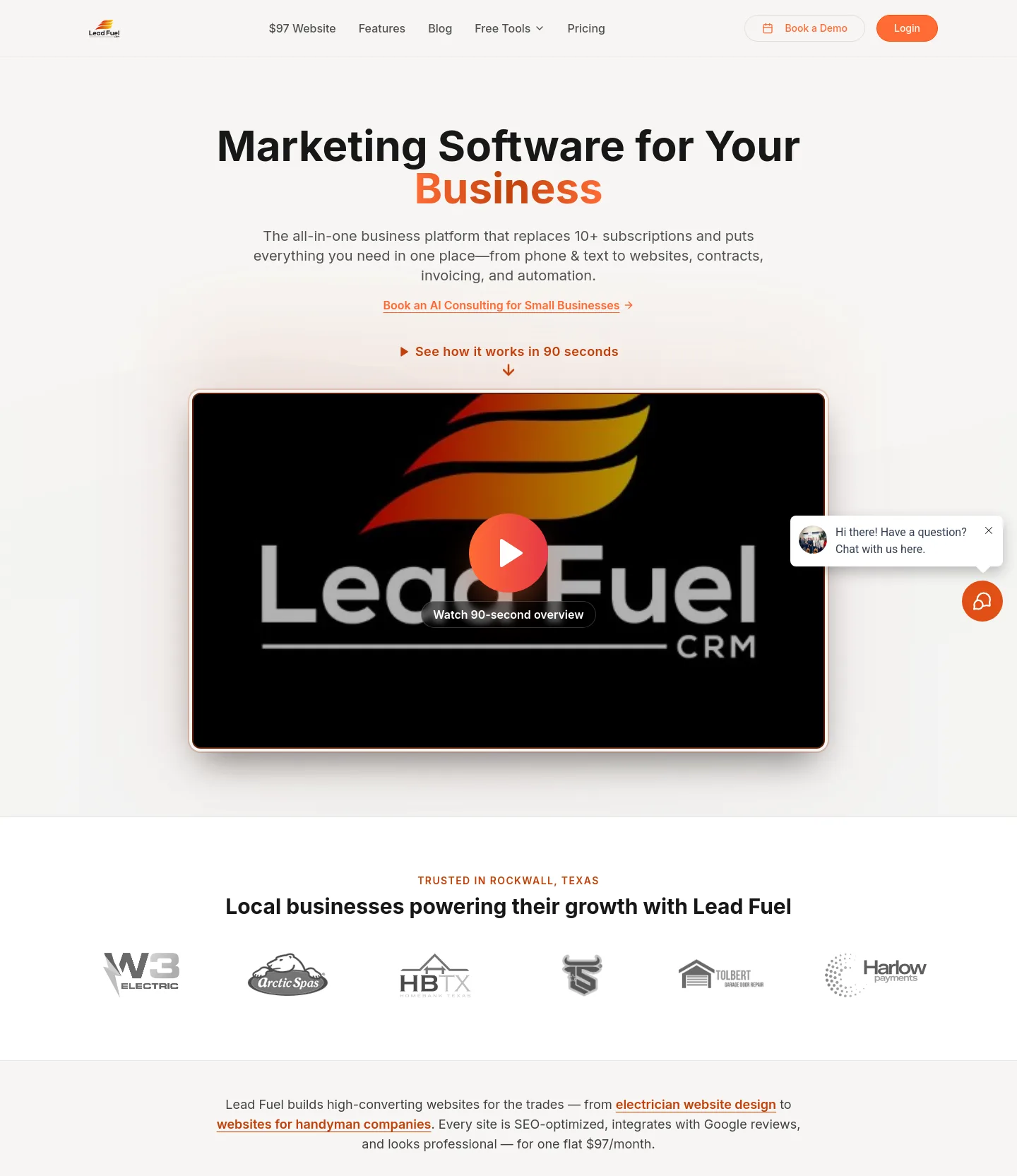 leadfuelcrm.com — Hero