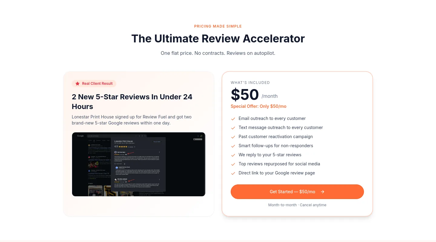 leadfuelcrm.com — Pricing
