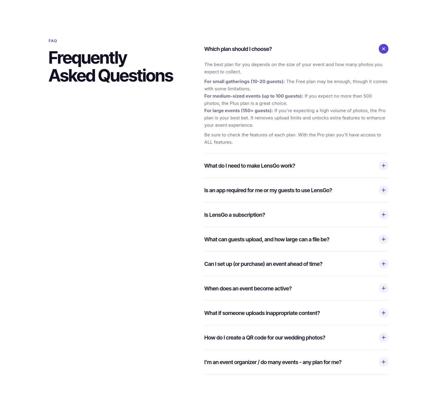 lensgo.app — FAQ