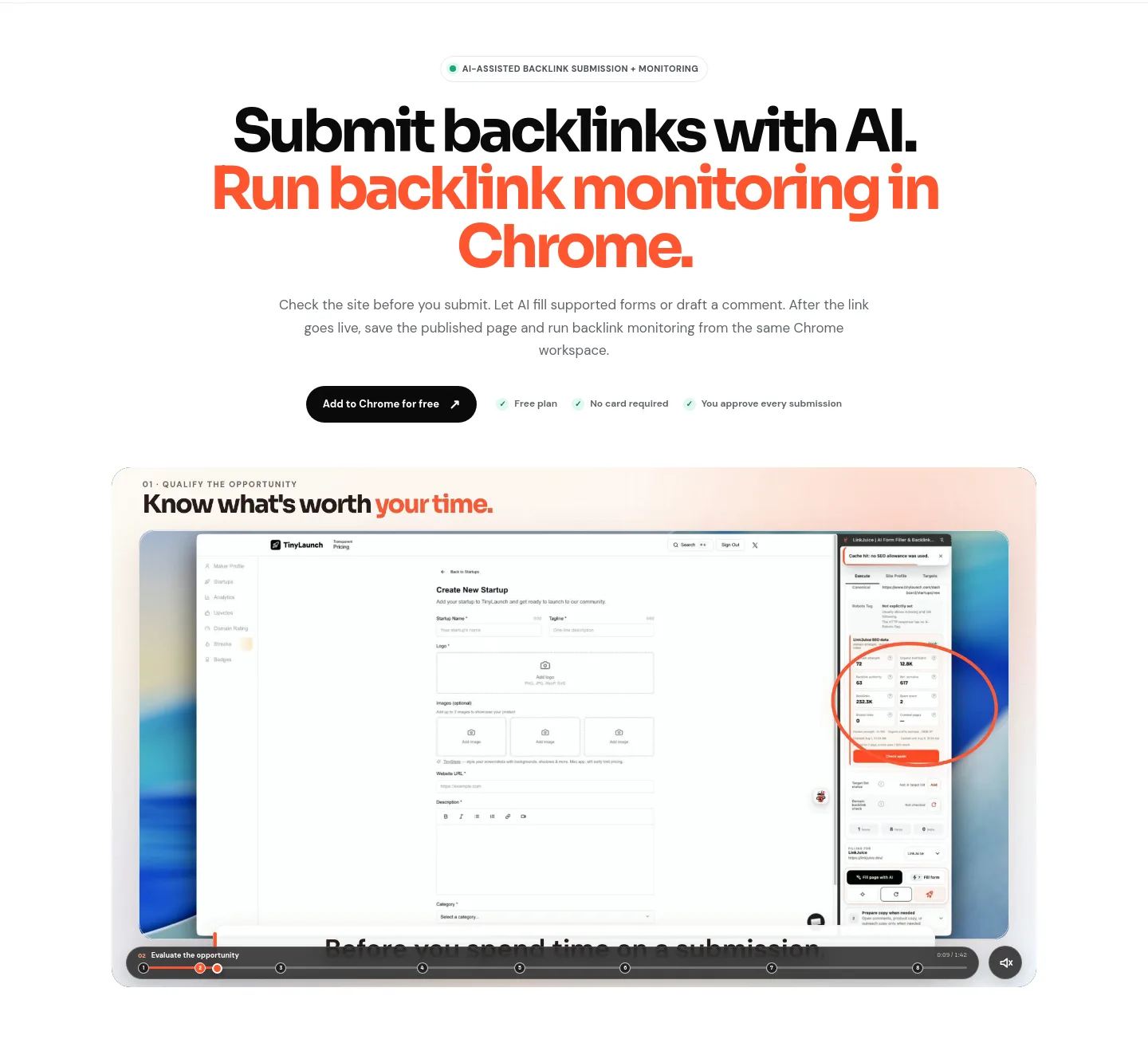 linkjuice.dev — Hero