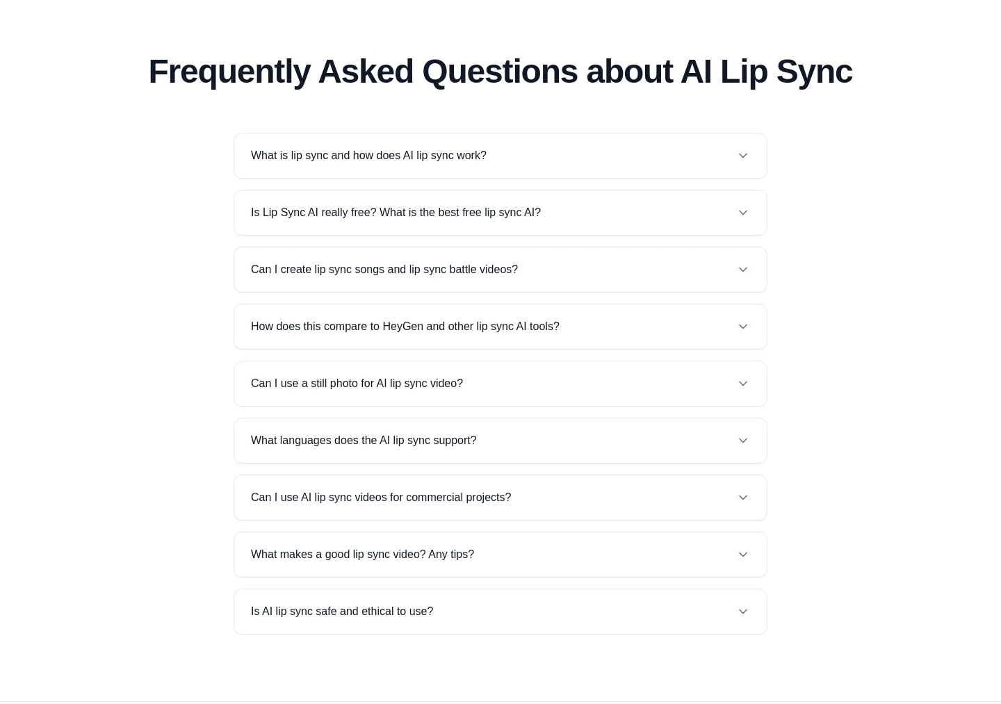 lipsyncai.co — FAQ