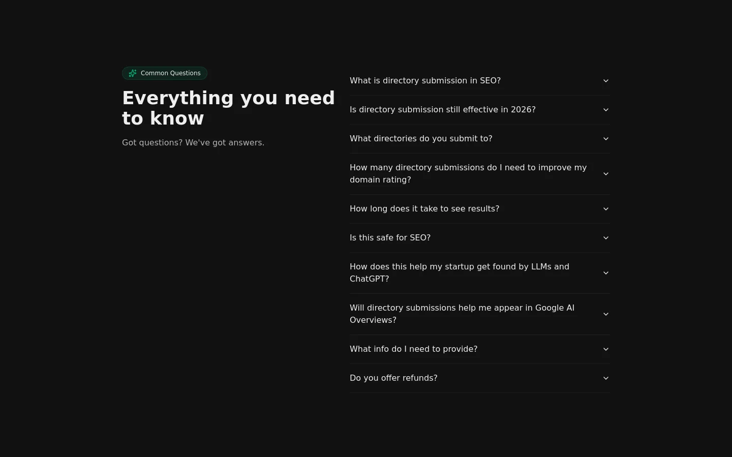 listmy.site — FAQ