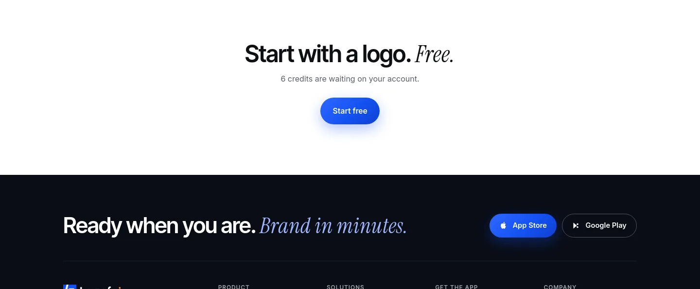 logofai.com CTA section