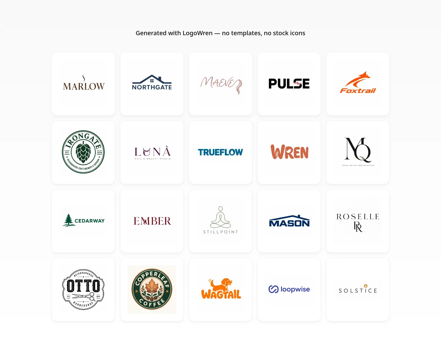 logowren.com — Logo Wall