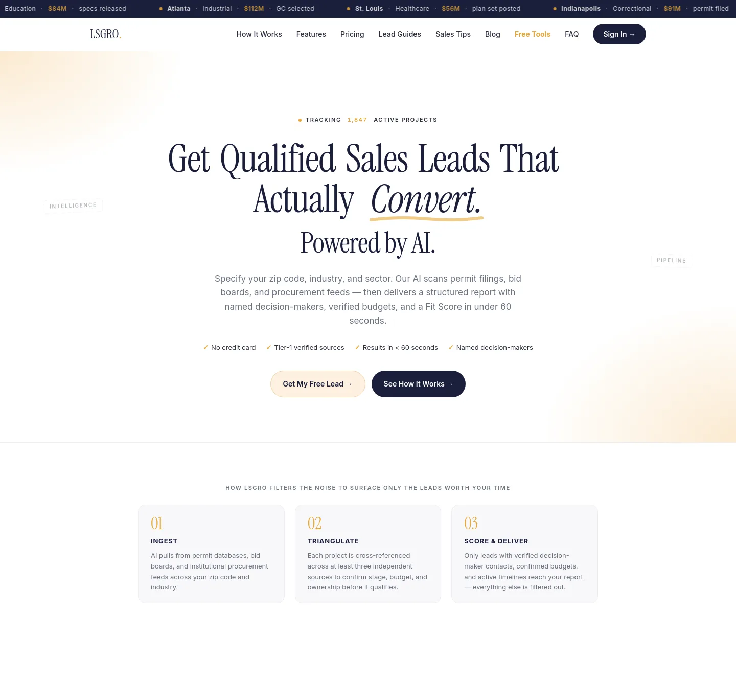 lsgro.com — The Pricing Page