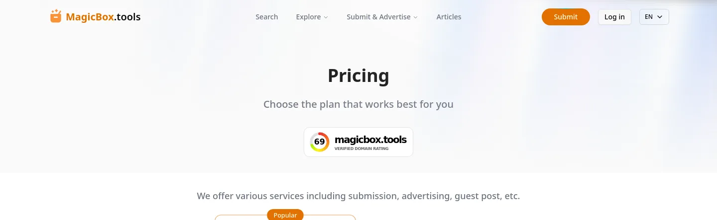 magicbox.tools — Hero