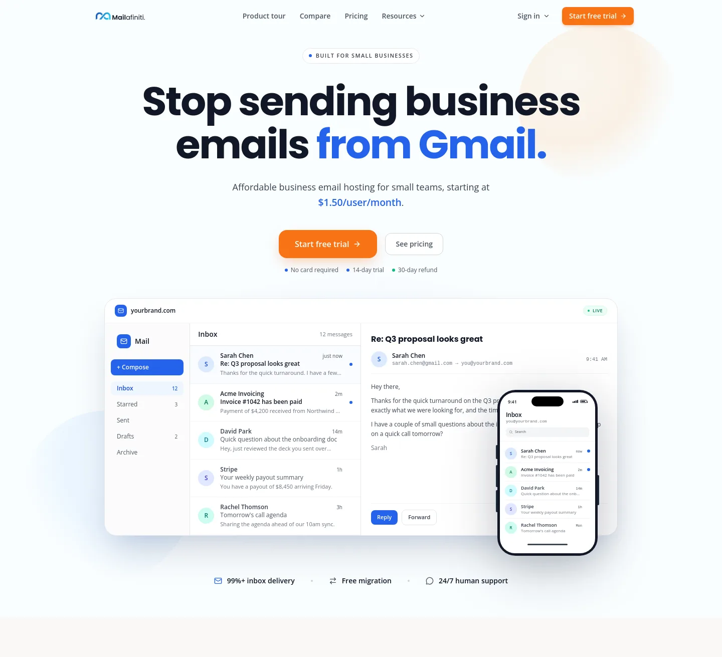 mailafiniti.com — Hero