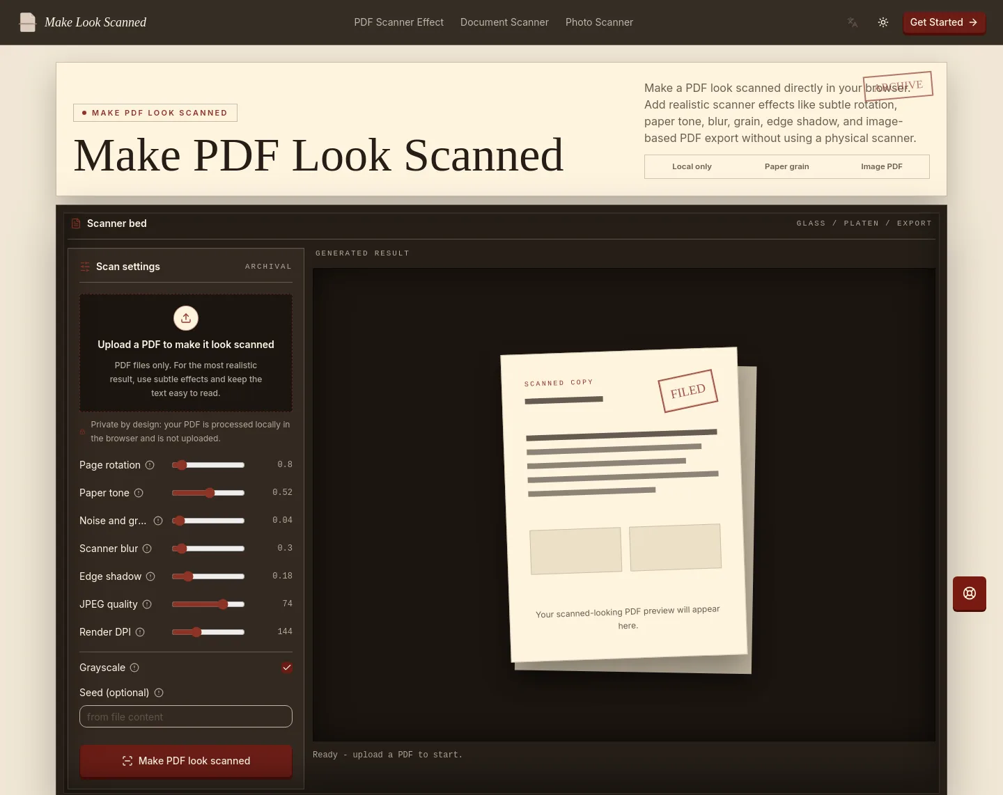 makelookscanned.com