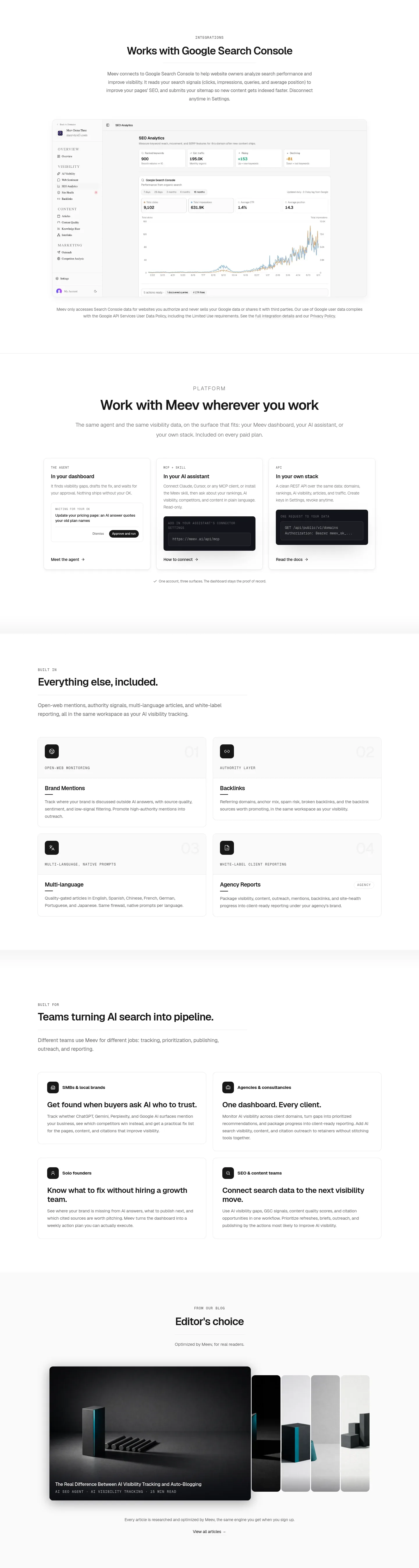 meev.ai — Logo Wall