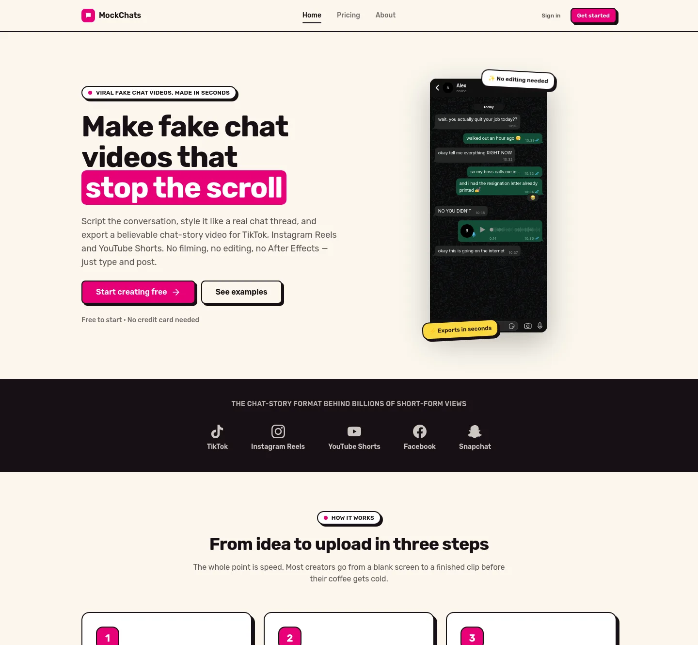 mockchats.com