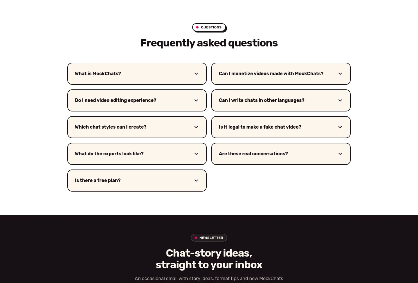 mockchats.com — FAQ