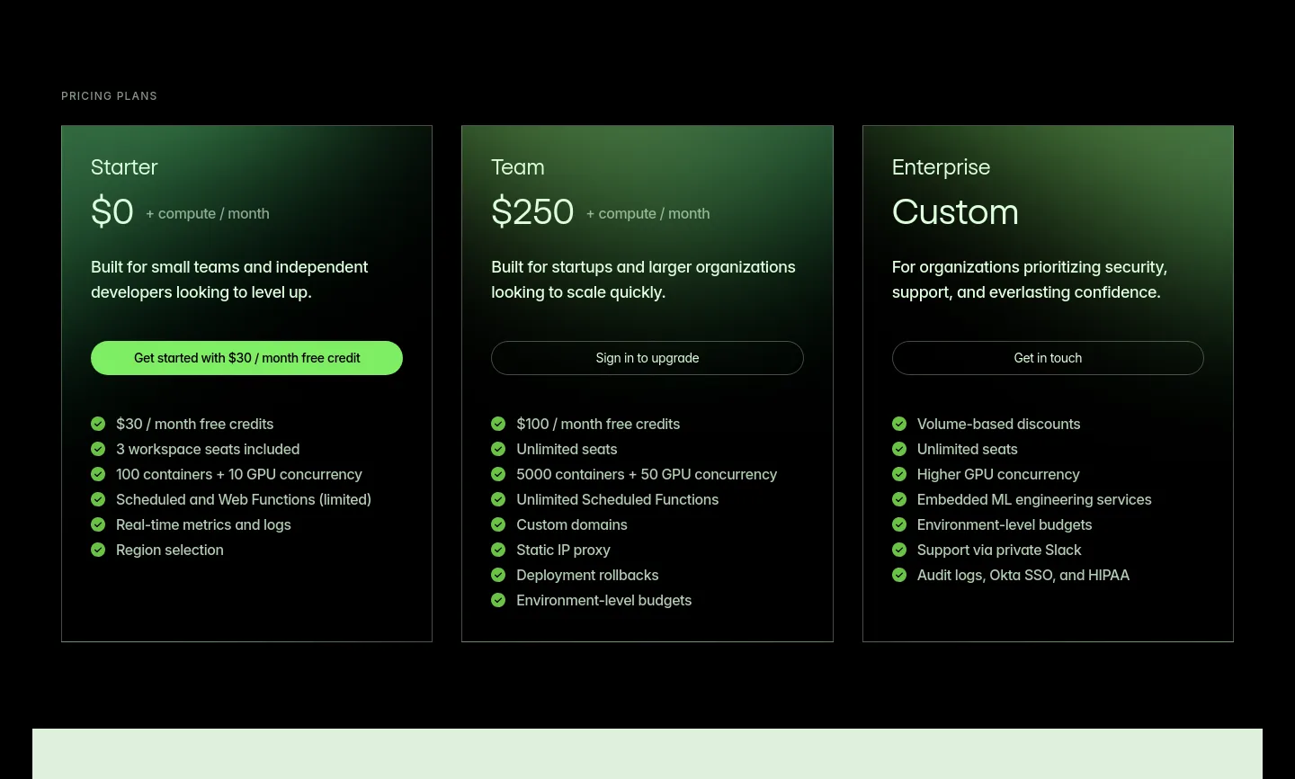 modal.com — Pricing