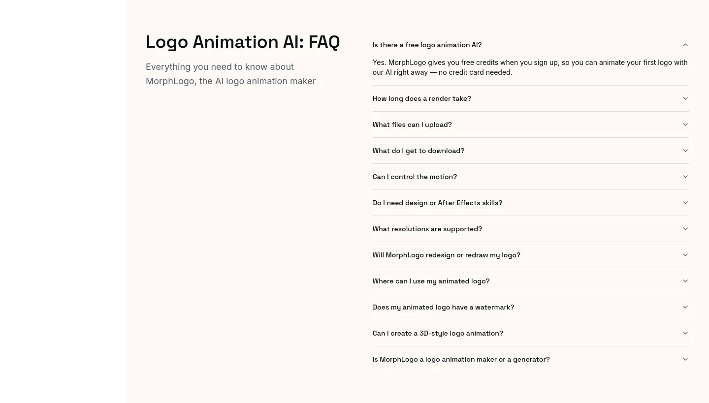 morphlogo.com — FAQ