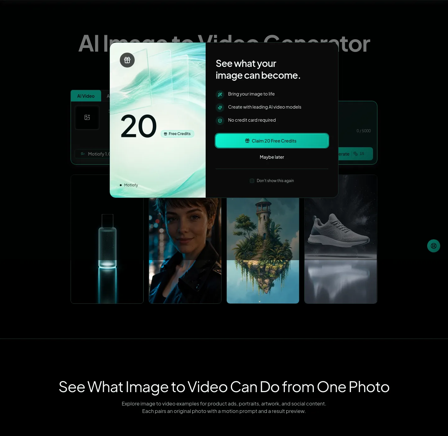 motiofy.ai — Hero
