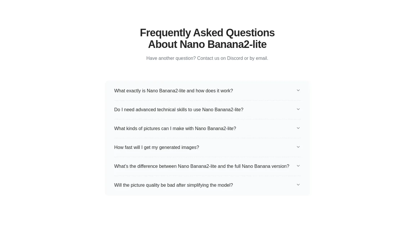 nanobanana2-lite.io — FAQ