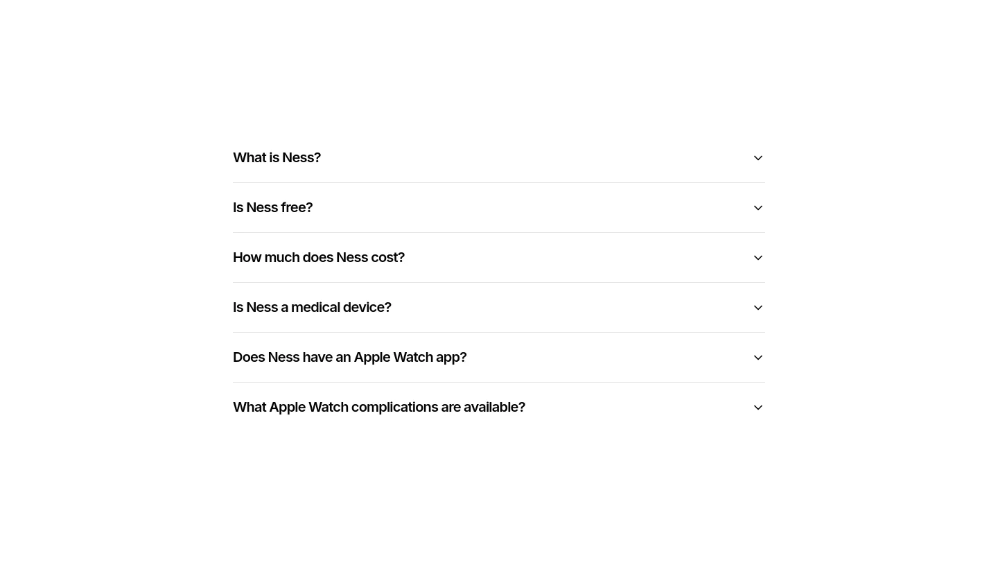 ness-health.com — FAQ