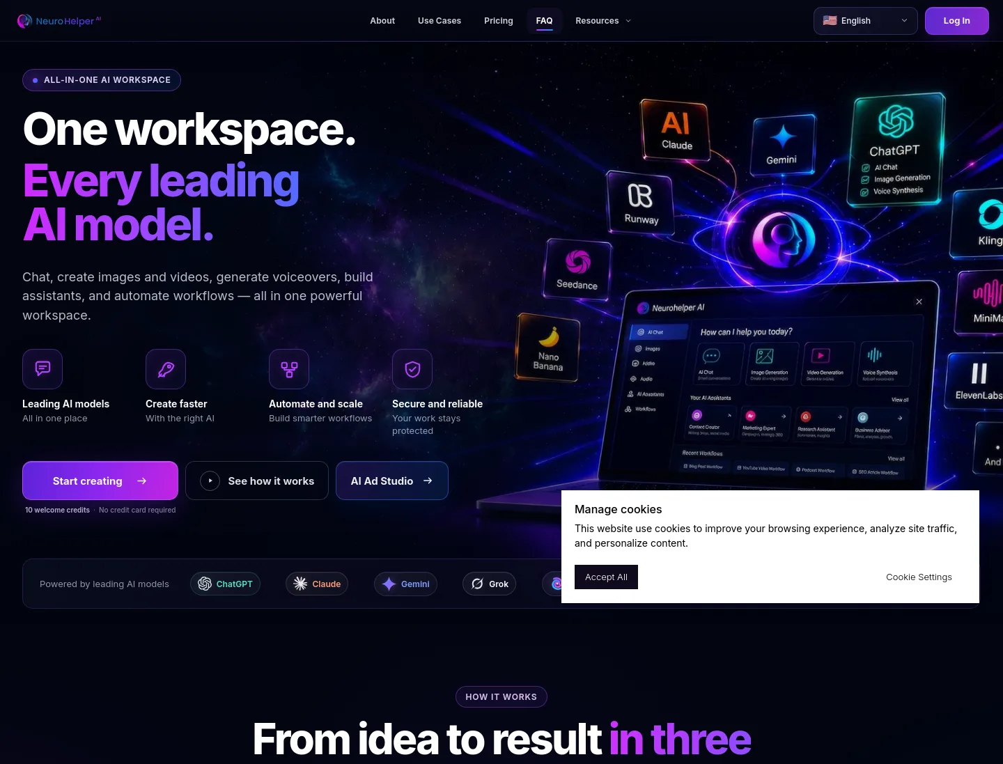 neurohelper.ai — Hero
